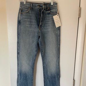 NWT Khaite Daria Stretch Jean in Janesville
